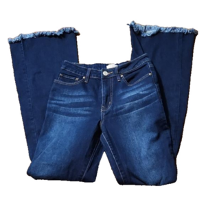 YMI Flare Jeans High Rise Distressed Size 5 27